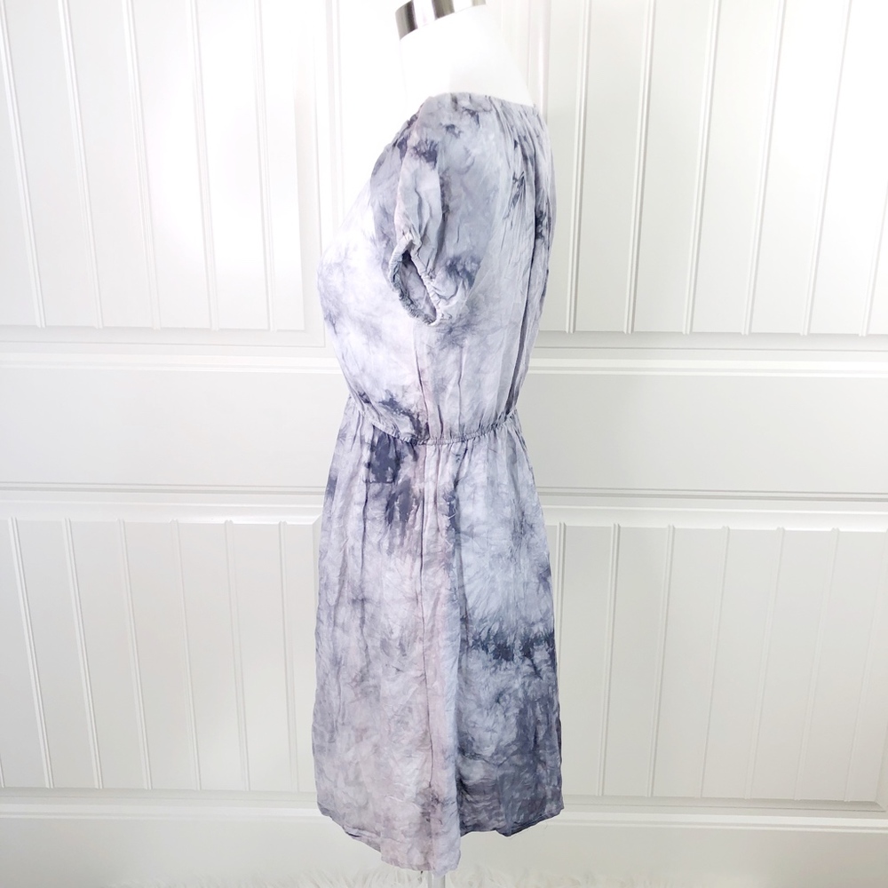 Beach by Exist BE Gray Tie-Dye Swim Coverup Dress - Picture 3 of 6
